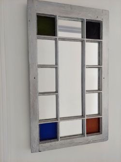 One of a kind! 18 x 30 inches. antique mirror.
