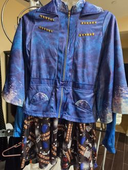 Disney desandants Zip-Up Jacket with Gold Studs
