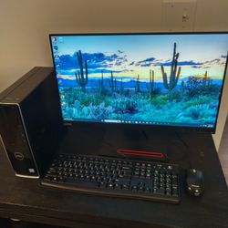 Dell System Complete - $180 - 24" Widescreen, Keyboard And Mouse - 2025-26 Windows 11 Pro - $180