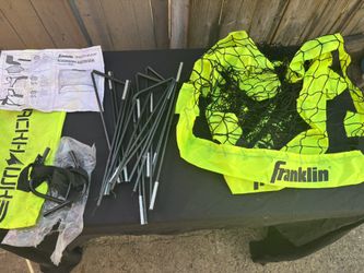 Franklin Sports Blackhawk Portable Soccer Goal.