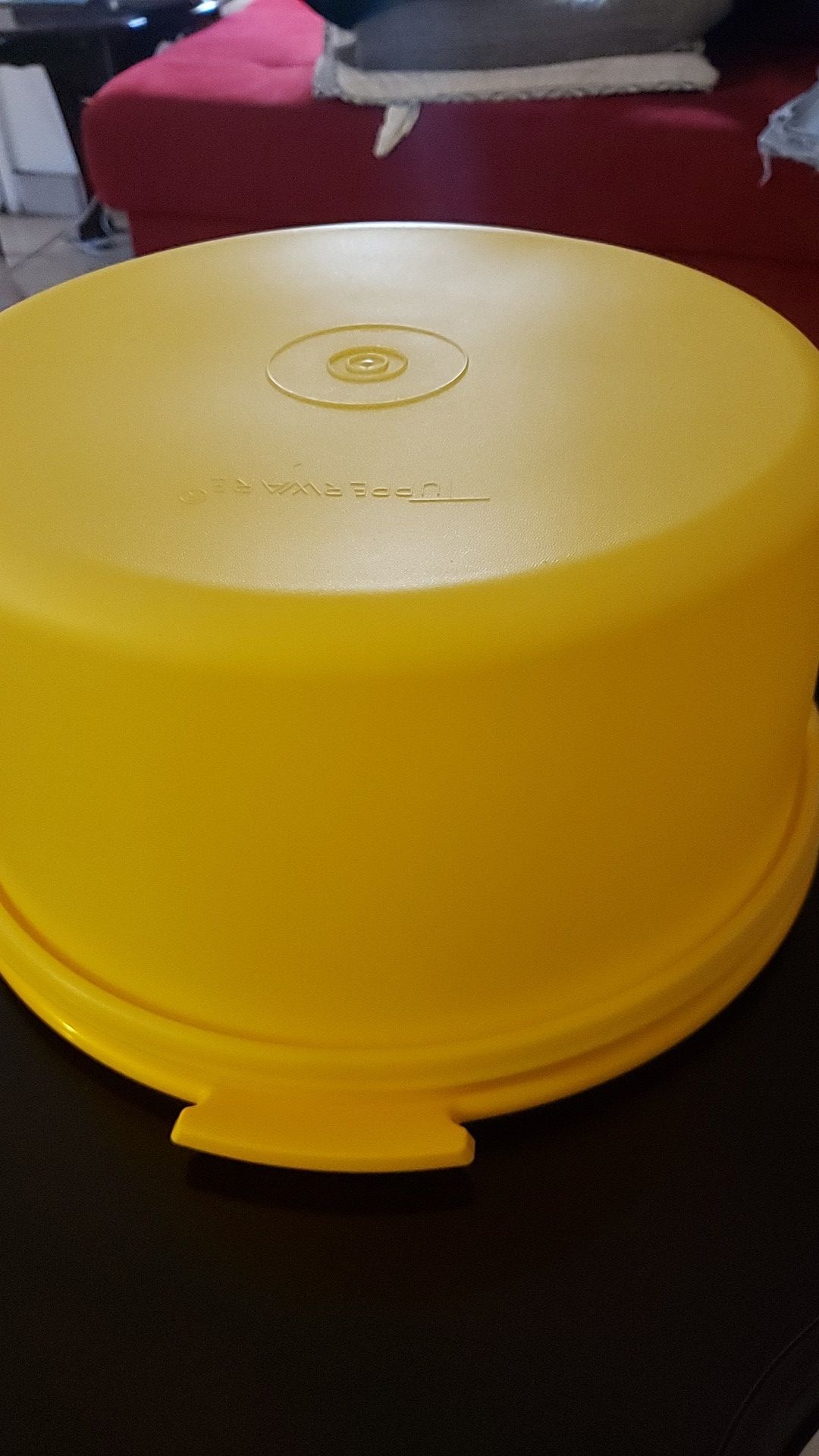 Tupperware pastelera oh panera color Amarillo