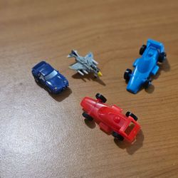 Vintage 1980s Micro Toy Lot Galoob Micro Machines Funrise Kinder F1 Cars Jet