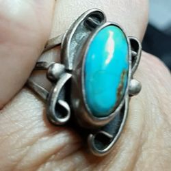 Kingman Turqouise Vintage  Ring