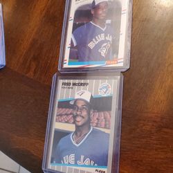 Fred Mcgriff Toronto Blue Jays Baseball Cards Lot 