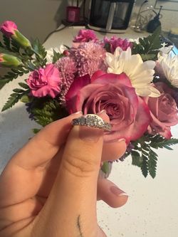 Natural Diamond Engagement Ring