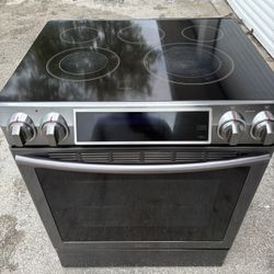 STOVE SAMSUNG 30” Slide Black Stainless Steel