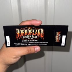 The Horrorland Scream Park Ticket