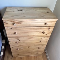 Unvarnished Small Dresser