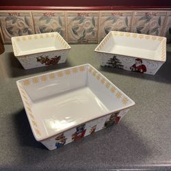 “Twas the Night Before Christmas” Casserole/Serving Dishes