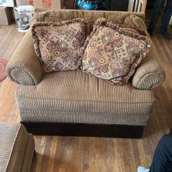 FREE - Sofa & Love Seat W/ Ottoman