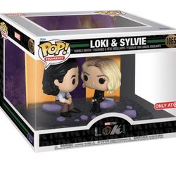 Loki and Sylvie Funko Pop MCU SCENE