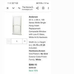 Anderson 100 Series 32x38 Window