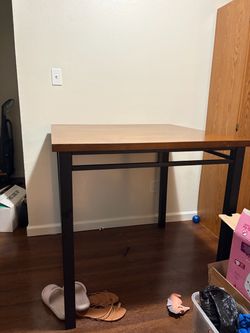 Pub style dining table and chairs