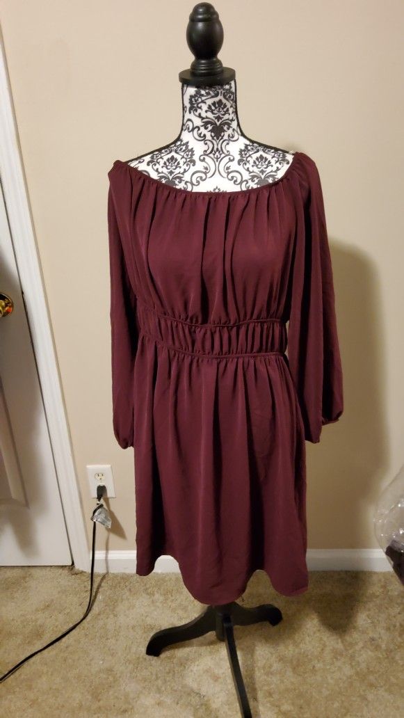 Perfectly Priscilla Pretty Plum Dress Size 3XL