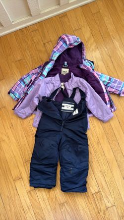 Heavy Snow Jacket/Light Snow Jacket/Snow Bib - 3 In 1 - 2T