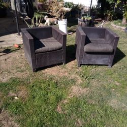♥️🏈 Patio Furniture Two Piece With Bottom Cushion 🏈