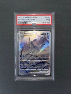 Glaceon VSTAR PSA 9 2023 Crown Zenith Galarian Gallery GG40/GG70 FA Holo