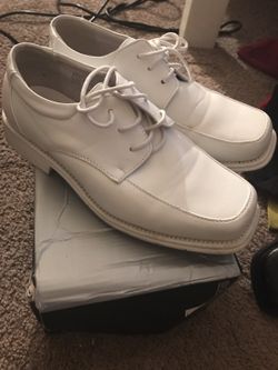 Boys white shoes