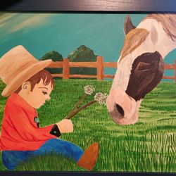 American Folk Art Original