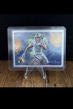 Topps 2025 Chrome Football Brock Bowers Stars in the Night #STN-21 Raiders