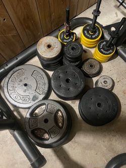 416 lb Weigh plates  of 1-inch