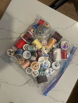 Assorted Sewing Thread Spools Lot