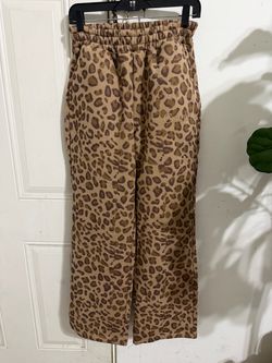Leopard Print Sweatpants