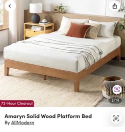 Amaryn Solid Wood Bed frame King