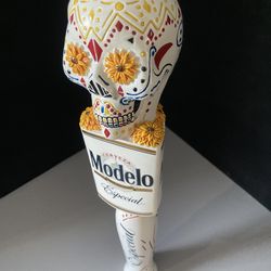 🔥 Modelo Especial Sugar Skull Beer tap handle