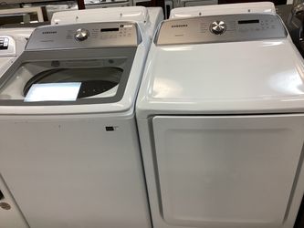 Samsung 4.5 cu.ft. Top Load Washer and 7.5 cu.ft. Electric Dryer Set