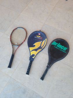 3 Tenis Raquets