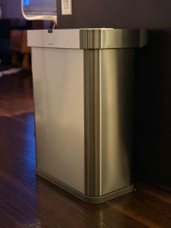 simplehuman 58L Voice + Motion Sensor Trash Can [Includes Inner Bag Insert]
