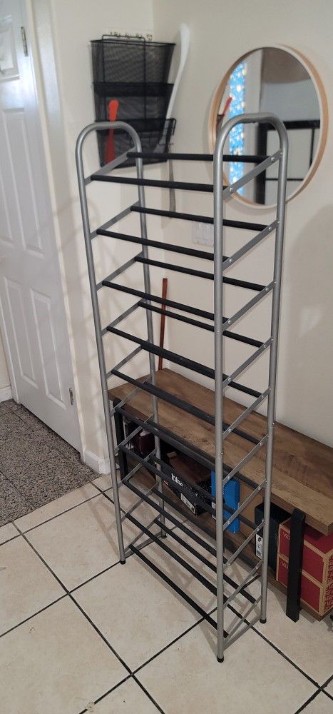 Shoe rack, Metal, Sturdy