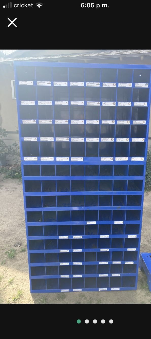 Fastenal Metal Industrial Bolt Bin