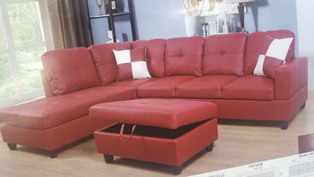 Sectional color Red