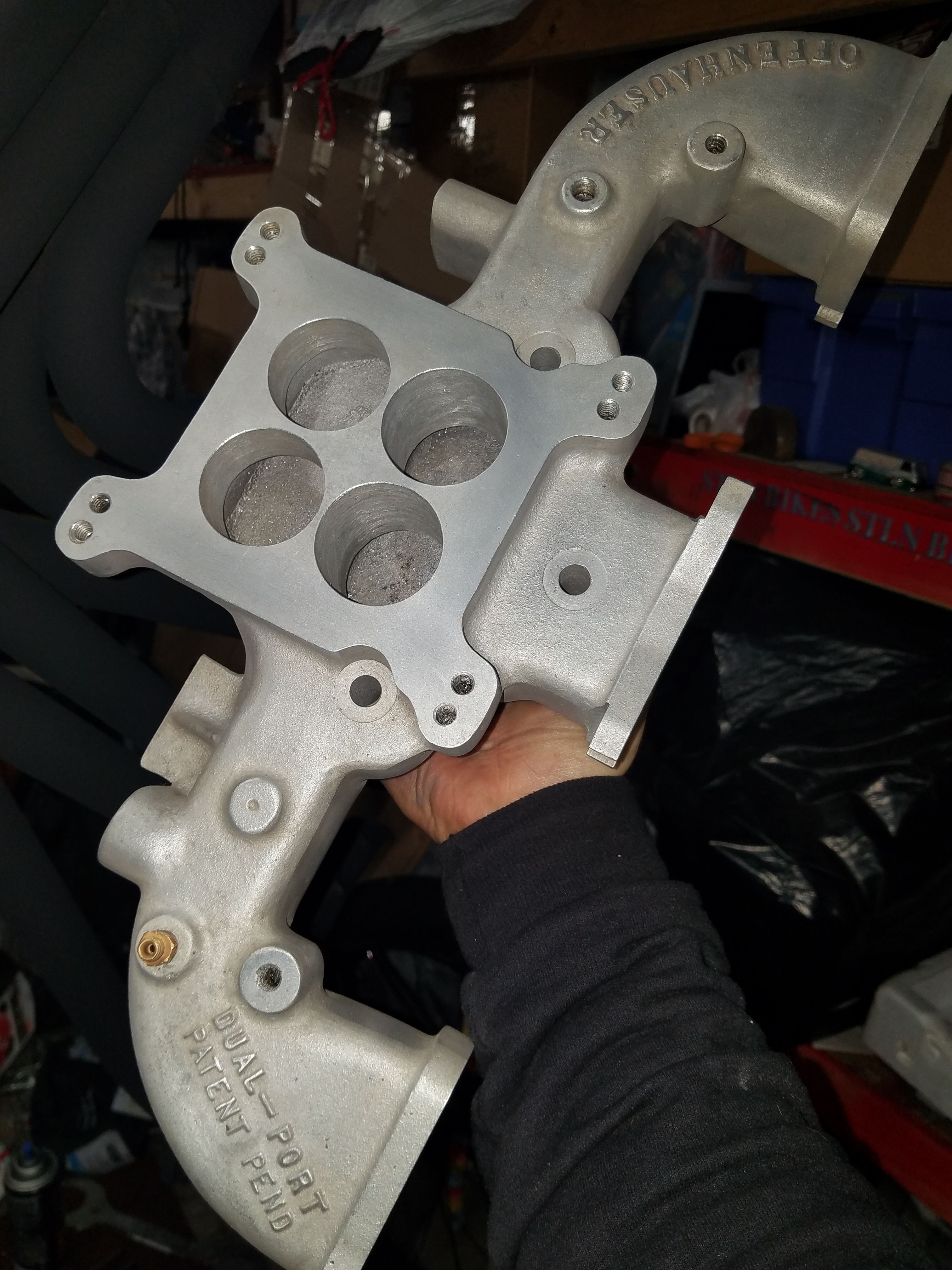 Offenhauser intake fits fj40 fj45 fj55 fj60 , F1 and f2 motor