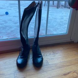 Women’s Zip/Lace English Riding Talk Boot