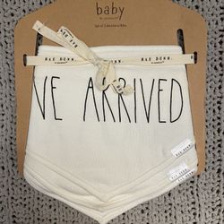 Brand New Rae Dunn 3 Bandana Bibs