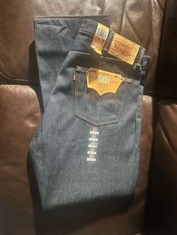 Brand New Shrink to Fit Levi 501 Jeans  42/32