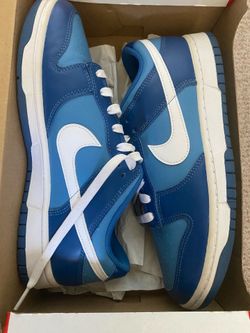 Nike dunk low marina blue size 9