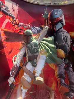 STAR WARS BOBA FETT UNLEASHED TARGET EXCLUSIVE TUBE ACTION FIGURE HASBRO sealed