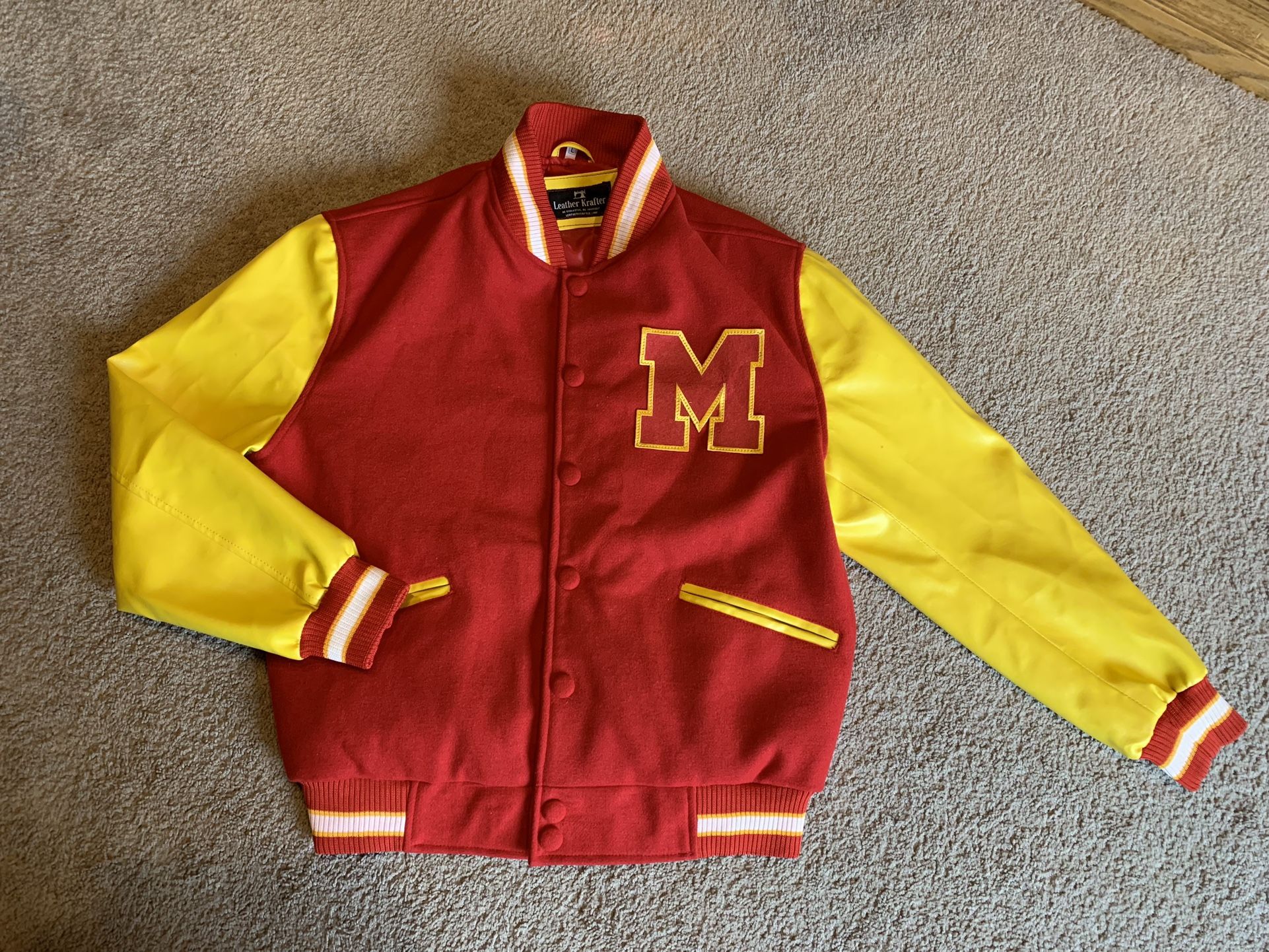 MJ Leather Jacket XL Mens 