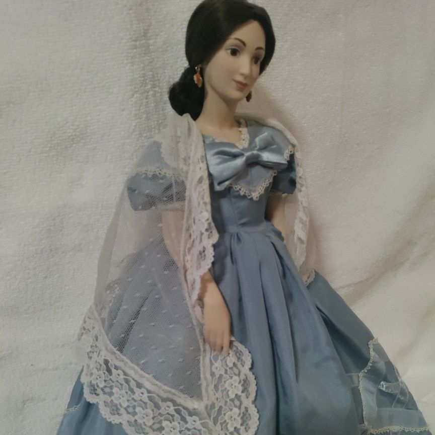 Otrain Barbie Doll Dresses And Makeup Porcelain Beautiful Doll