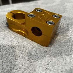 Narler stem for BMX, gold