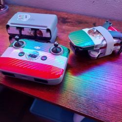 Dji MINI 2 4k 6 Batteries Brand New Custom Wrap