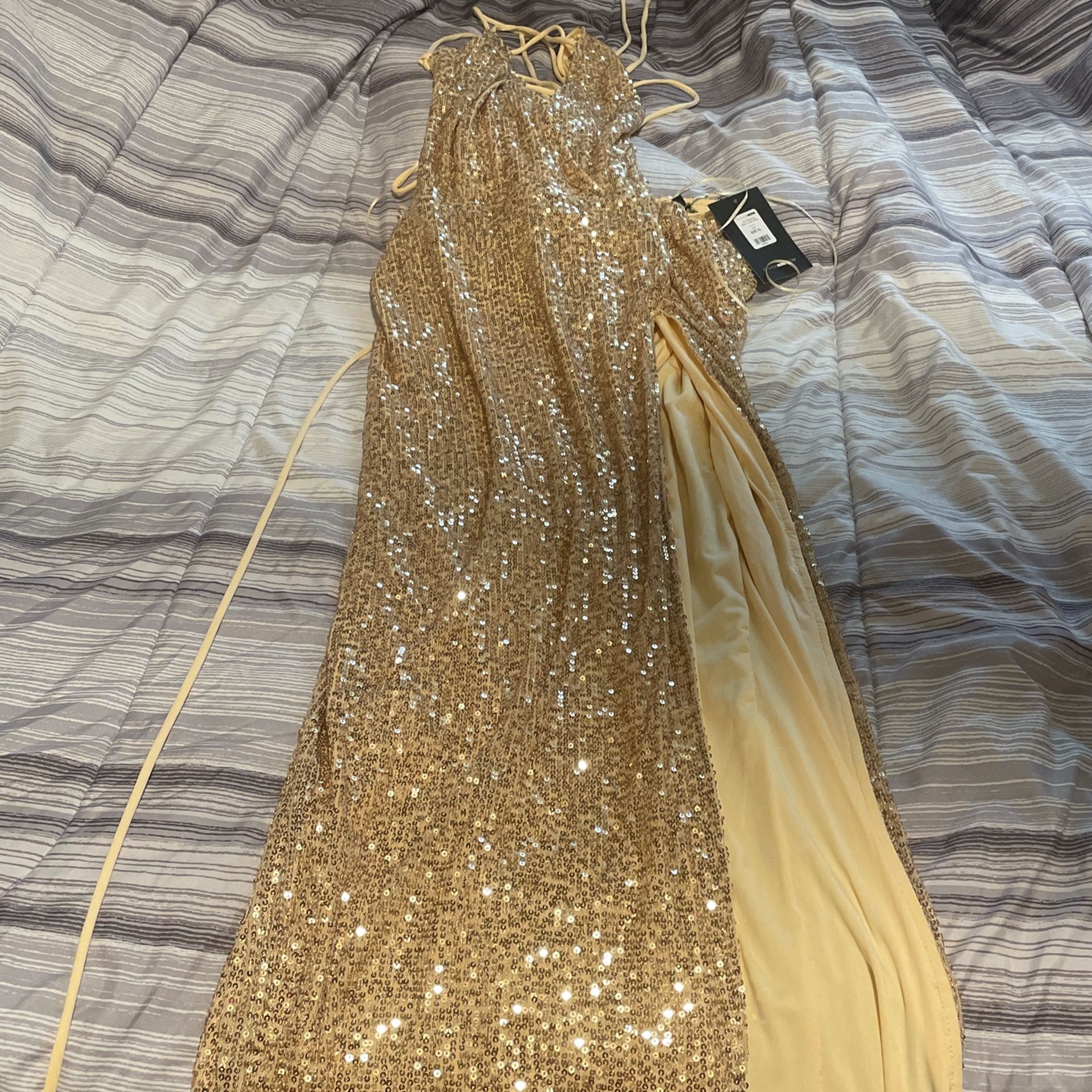 Sequin Maxi Dress