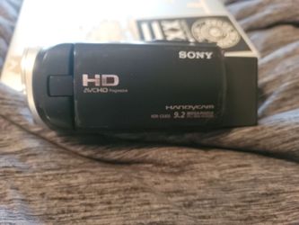 black Sony HDR-CX405 Handycam