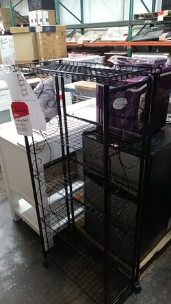 Rolling shelf. Many colors