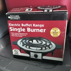 Electric Single Burner