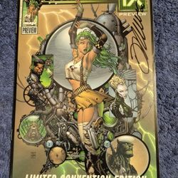 APHRODITE IX SIGNED CONVENTION PREVIEW DAVID FINCH 2000 NM IMAGE COMICS TOP COW